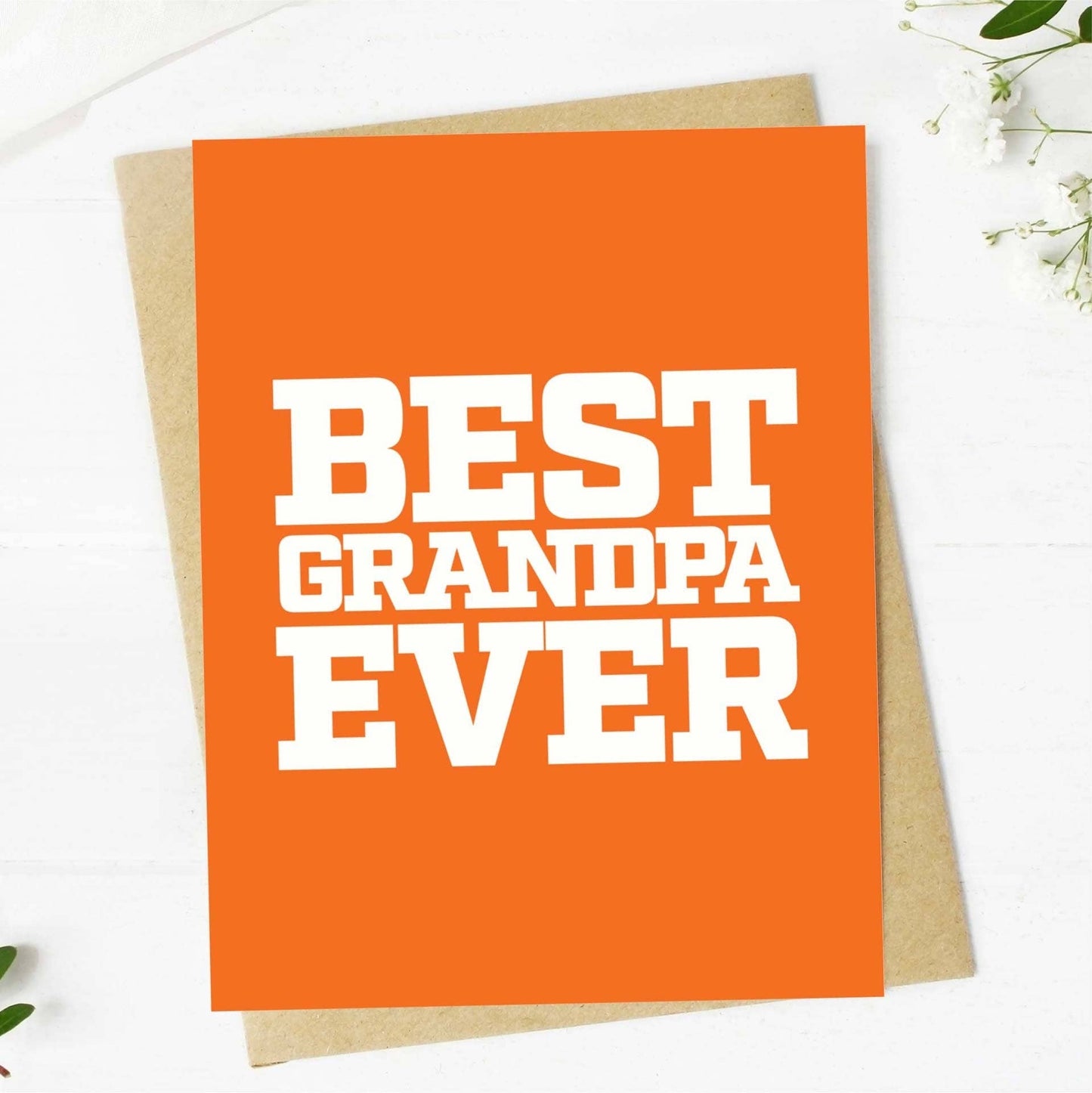 Big Moods - Best Grandpa Ever Greeting Card