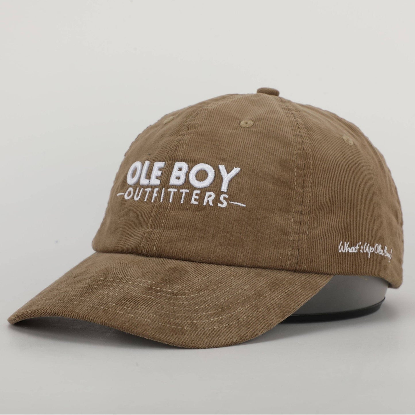 Ole Boy Outfitters - OLE BOY Classic Logo Corduroy Dad Hat - Tan