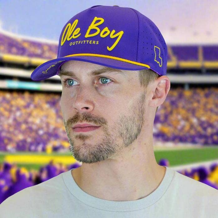 Ole Boy Outfitters - OLE BOY Louisiana Game Day Performance Golf Hat