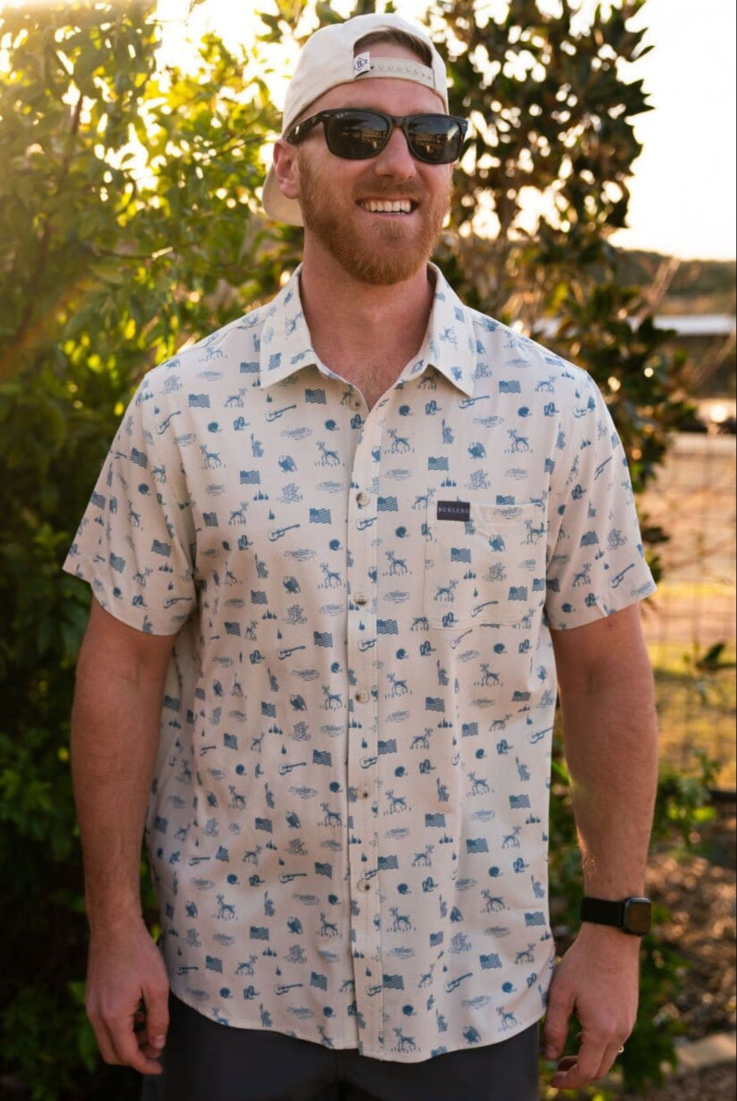 Burlebo - America the Great Performance Button Up