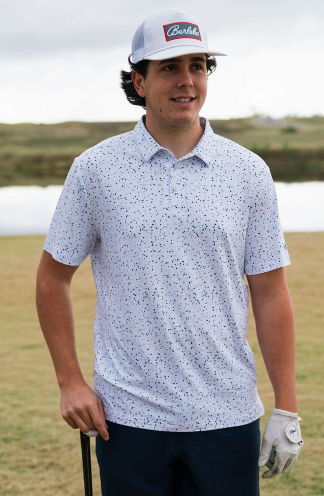 Burlebo - White Speckled Polo