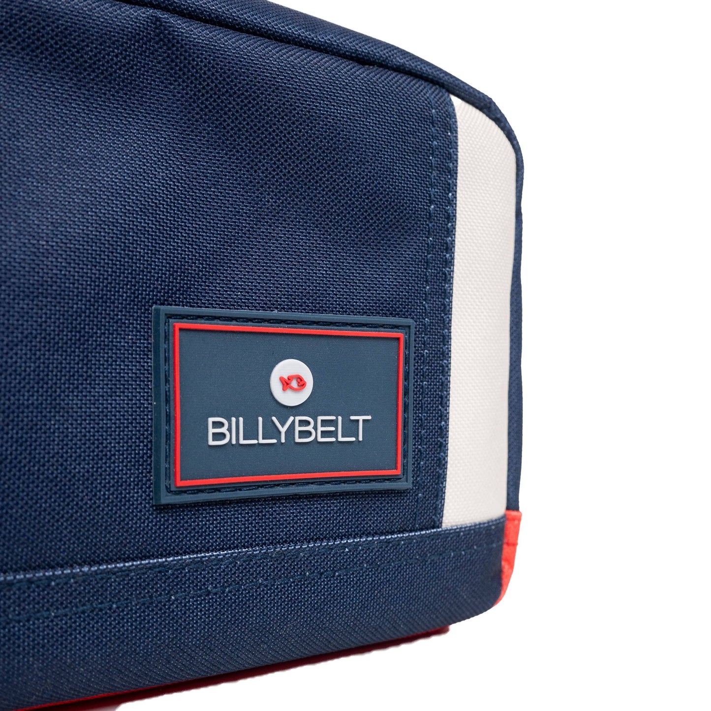 BILLYBELT - Navy and ivory recycled polyester toilet bag: One size