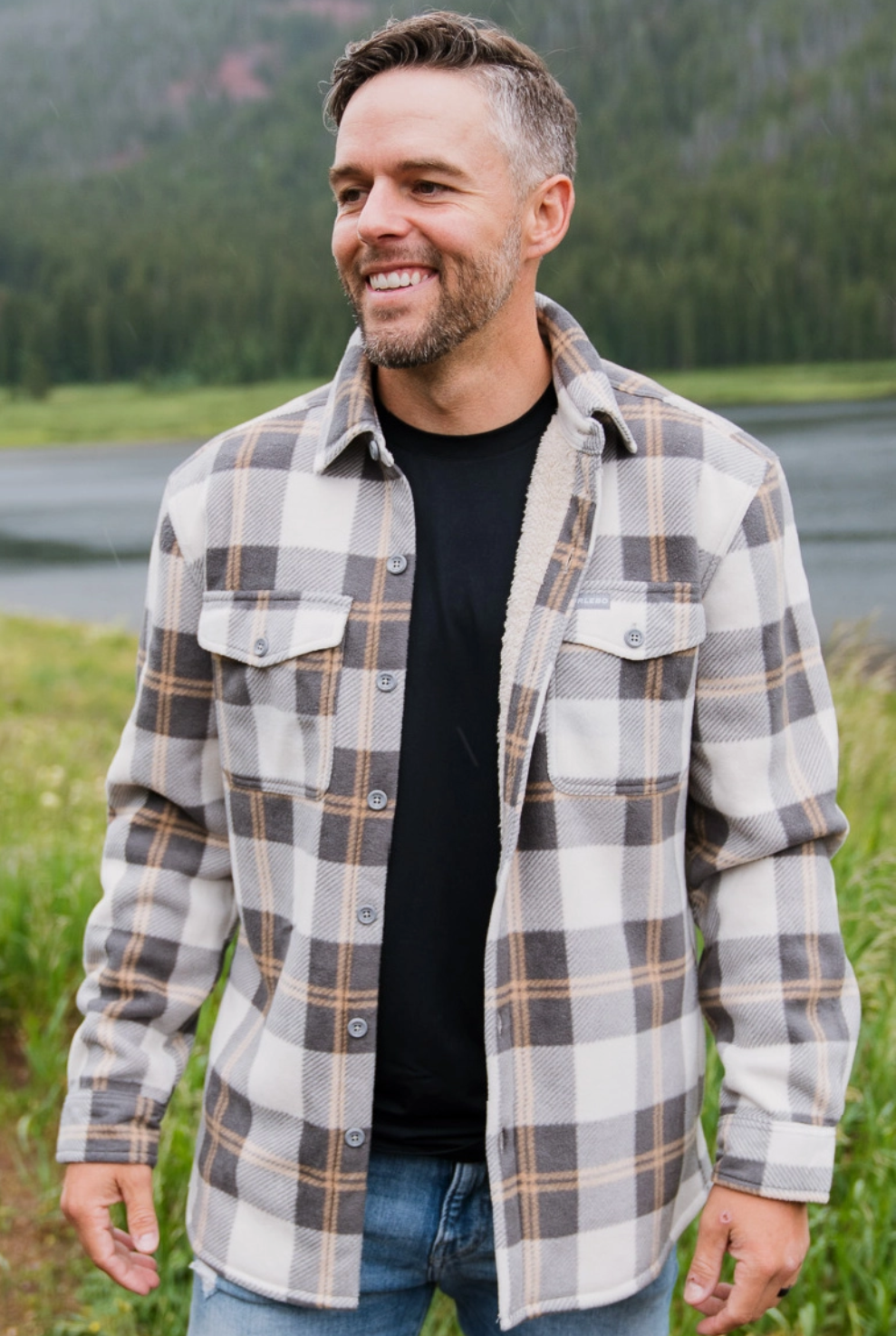 Burlebo - Coyote Plaid Shacket