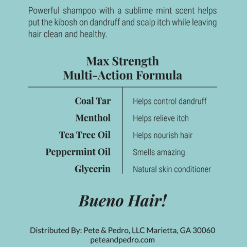 Pete & Pedro - CONTROL Extra-Strength Dandruff & Anti-itch Shampoo