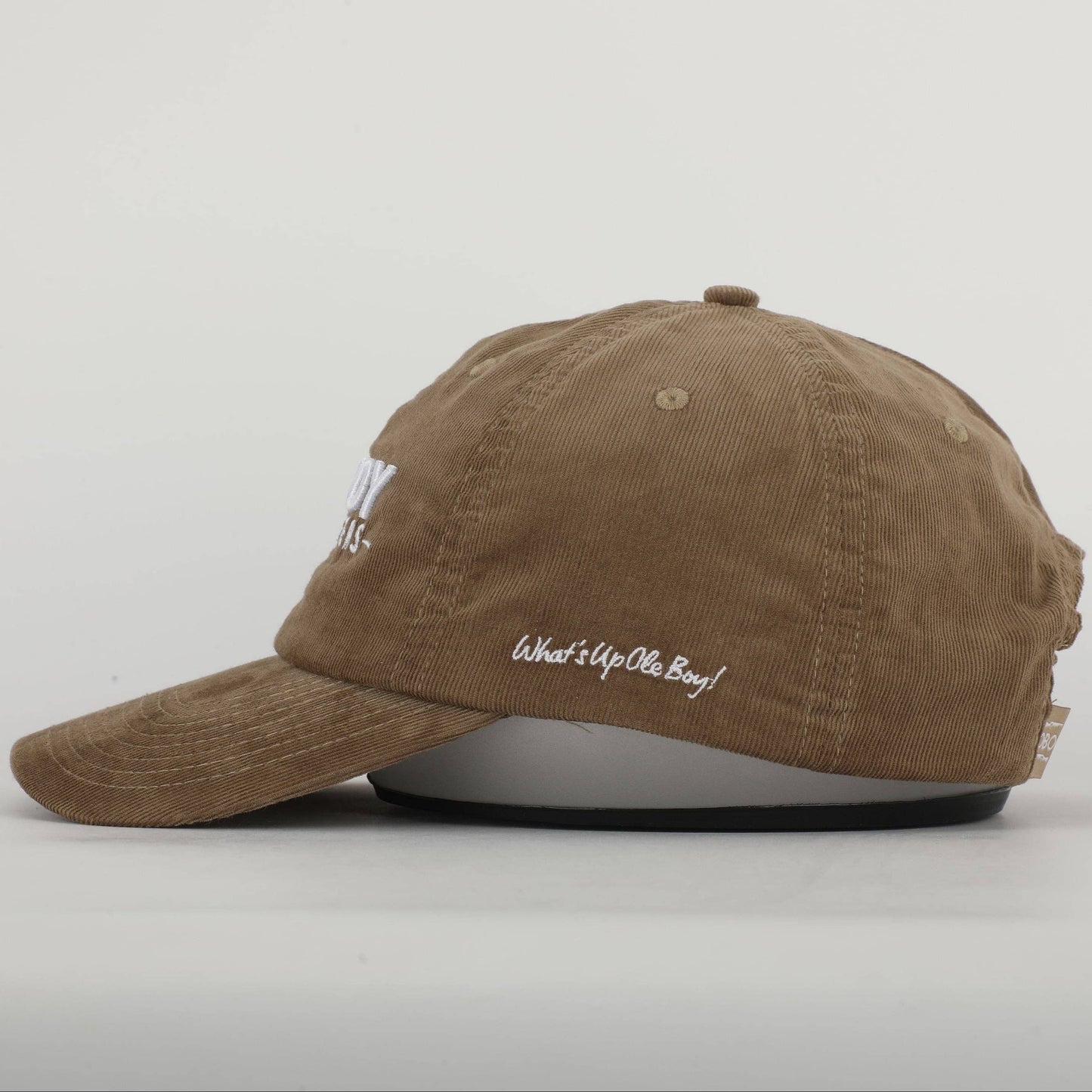 Ole Boy Outfitters - OLE BOY Classic Logo Corduroy Dad Hat - Tan