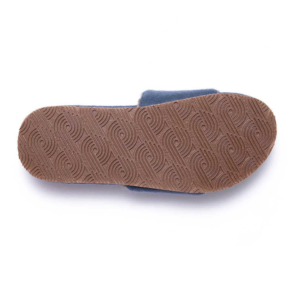 Feelgoodz - Men's Meridian Soft Slides: Large (9.5-11), Moon