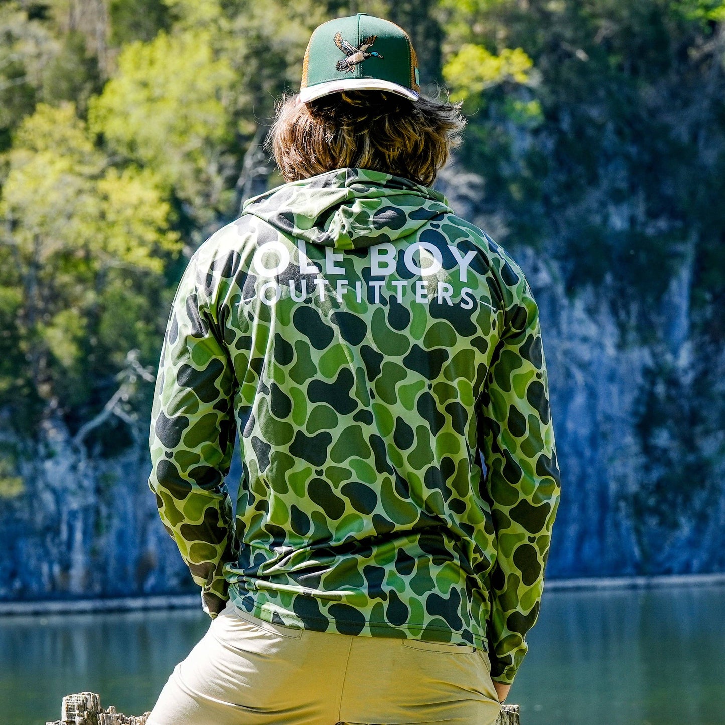 Ole Boy Outfitters - OLE BOY Flying Mallard Camo Trucker Hat