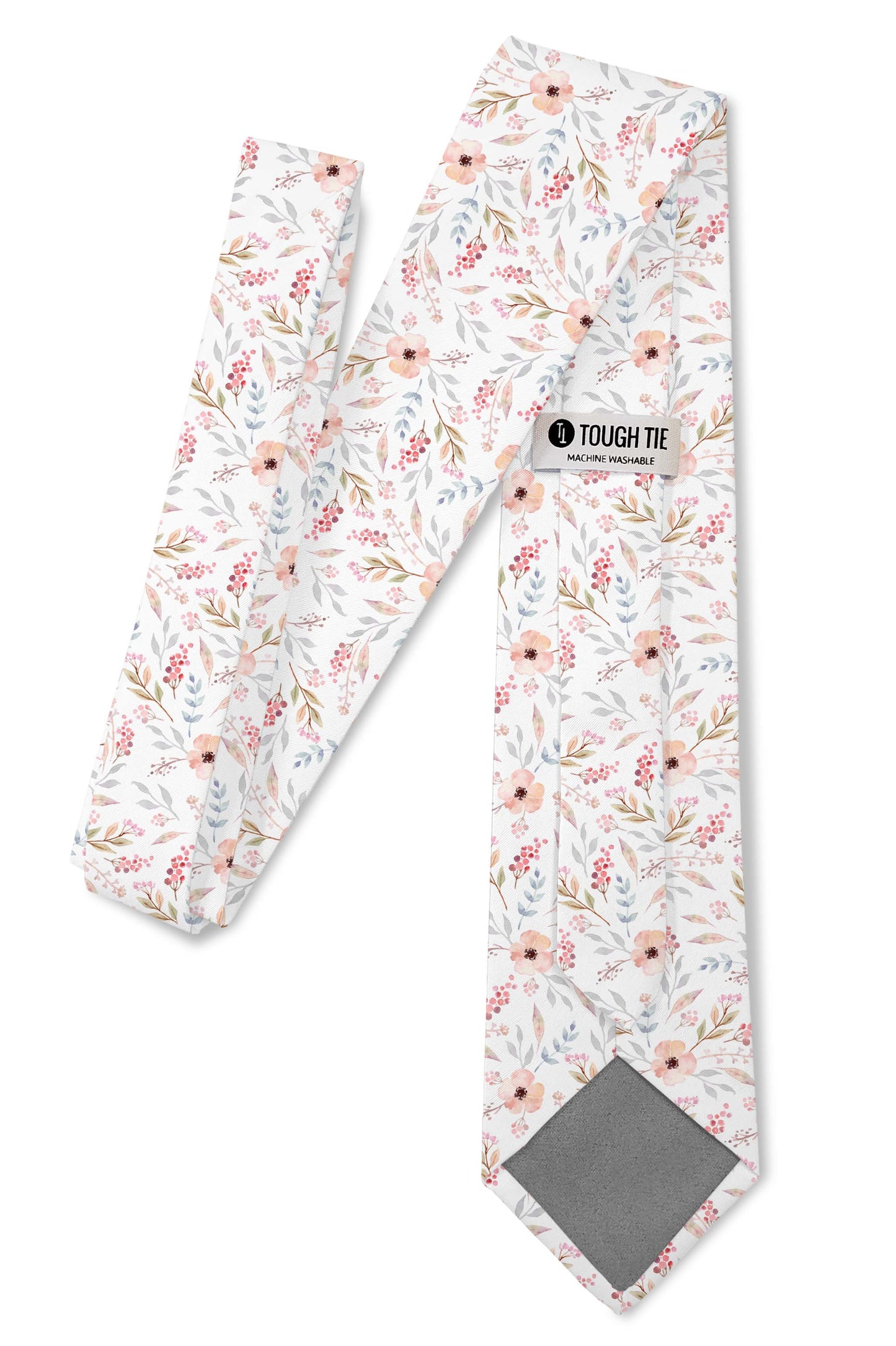 Tough Apparel - Pastel - Pastel Flower Tie: 3.25" Standard Tie