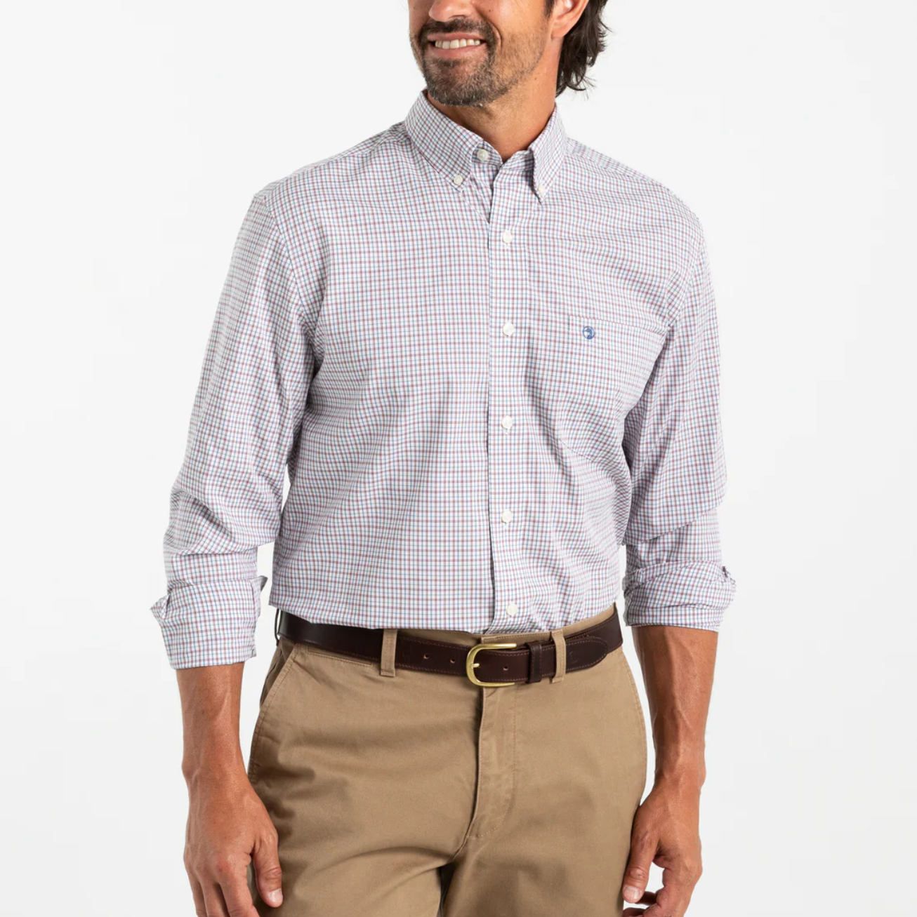 Duck Head - LS Performance Poplin Langley Plaid Shirt