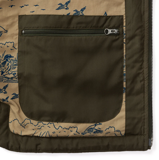 Fremont Performance Quilted Vest in Green