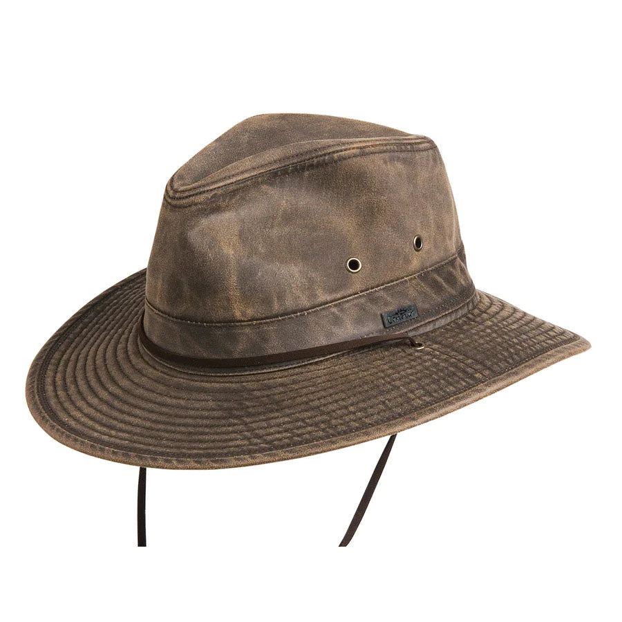 Conner Hats - Tracker Outback Waterproof Hat in Brown