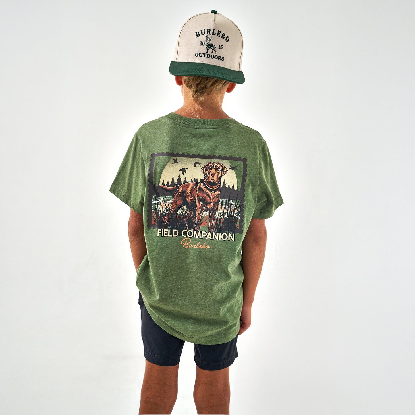 Burlebo- Duck Dog Stamp Youth T Shirt