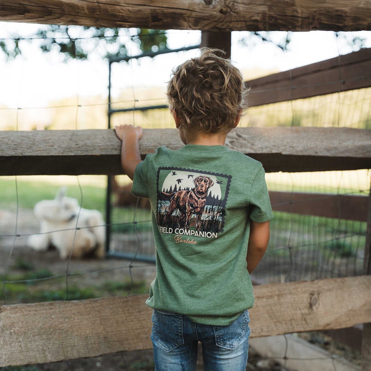 Burlebo- Duck Dog Stamp Youth T Shirt