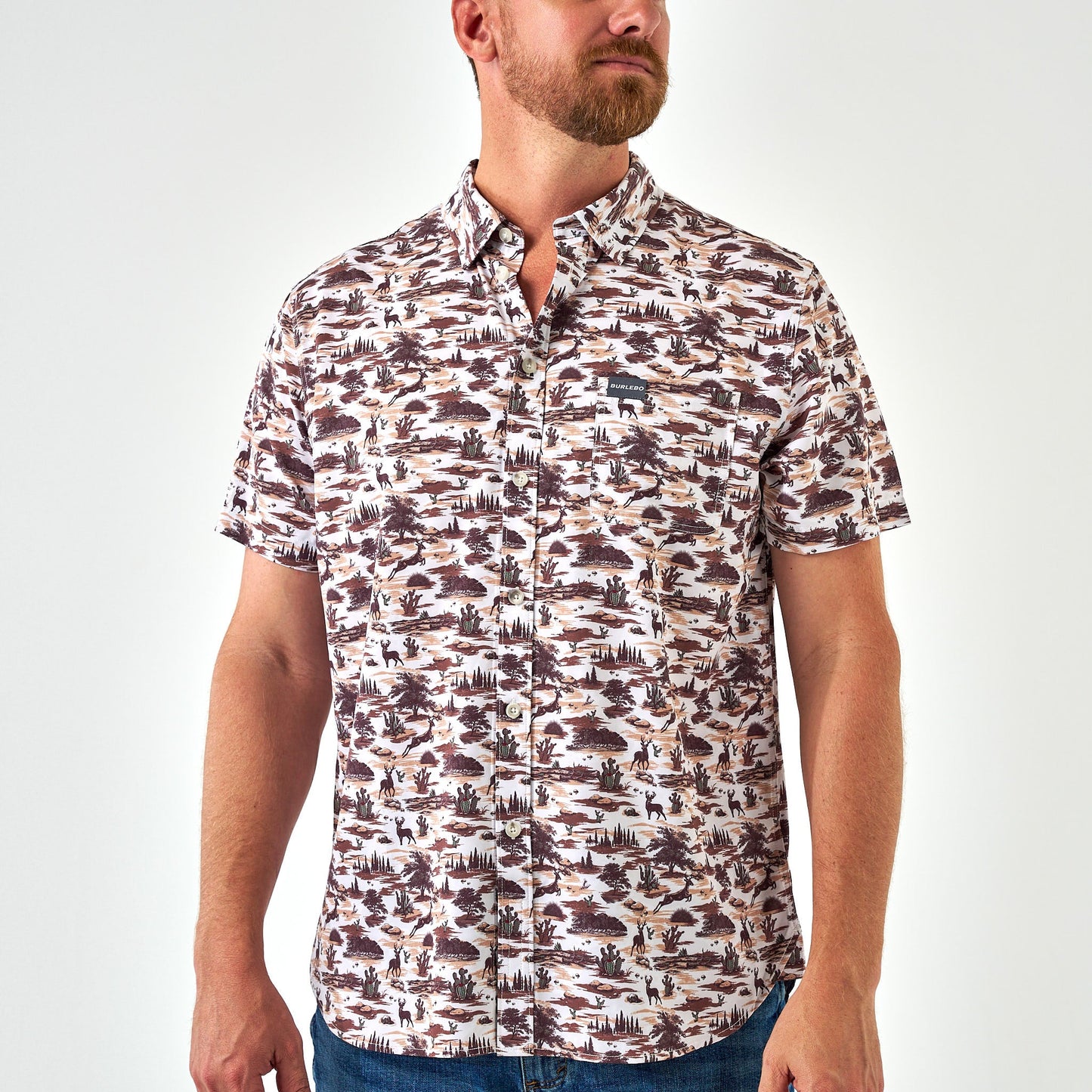 Burlebo- Brush Country Performance Button Up
