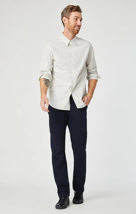 Zach Straight Leg Jean in Dark Navy Twill