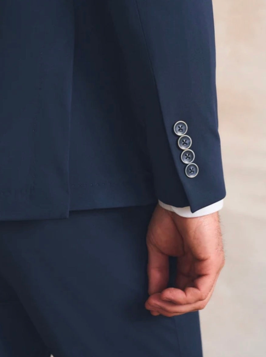 Hoffman Performance Stretch Knit Sport Coat - Navy