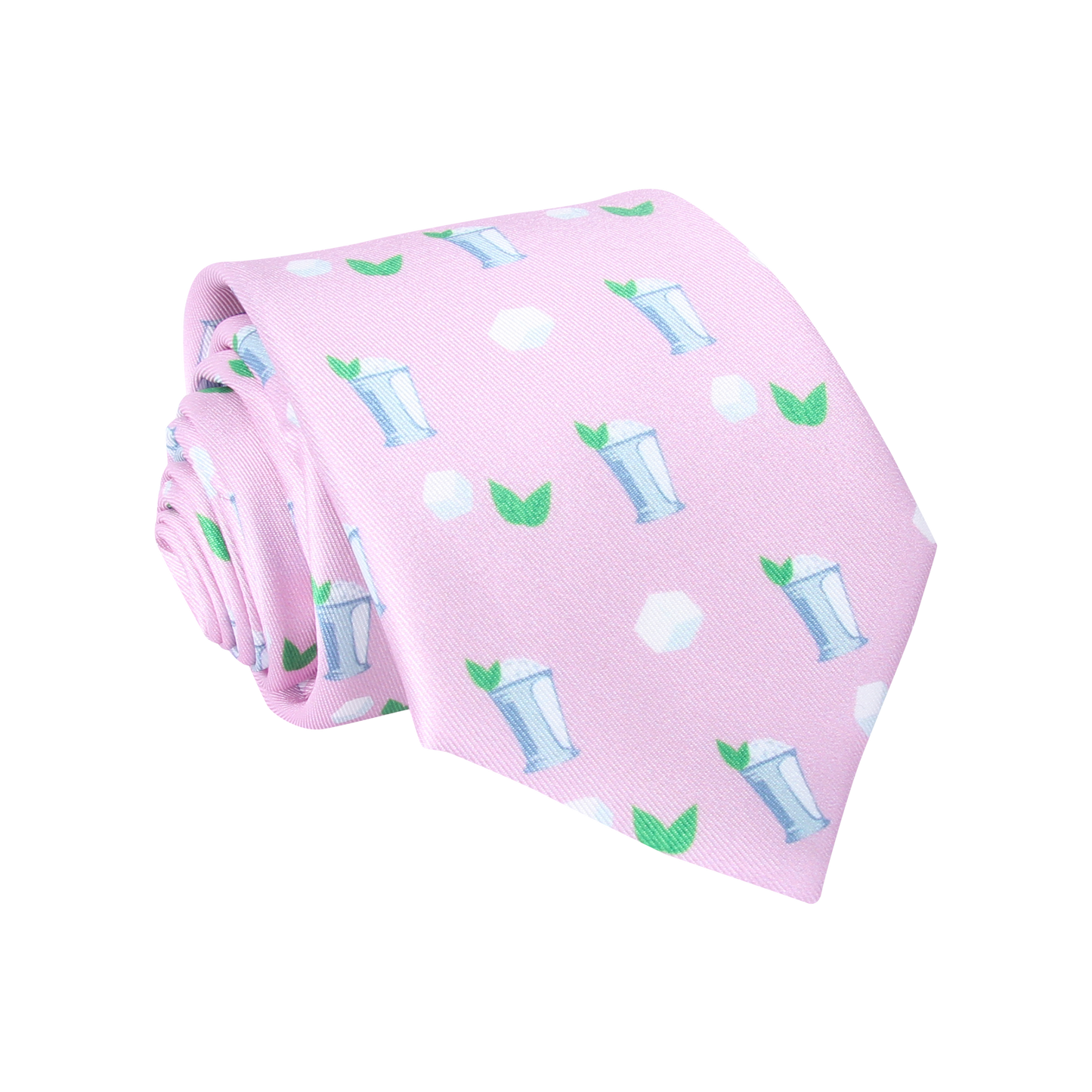 Pink Mint Juleps and Ice Necktie