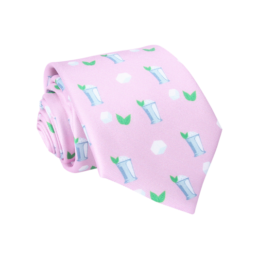 Pink Mint Juleps and Ice Necktie