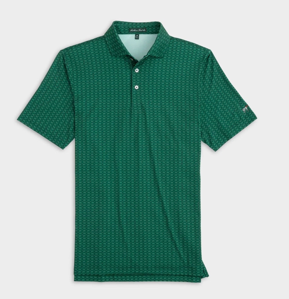 Youth Heritage Polo - Hunter Green