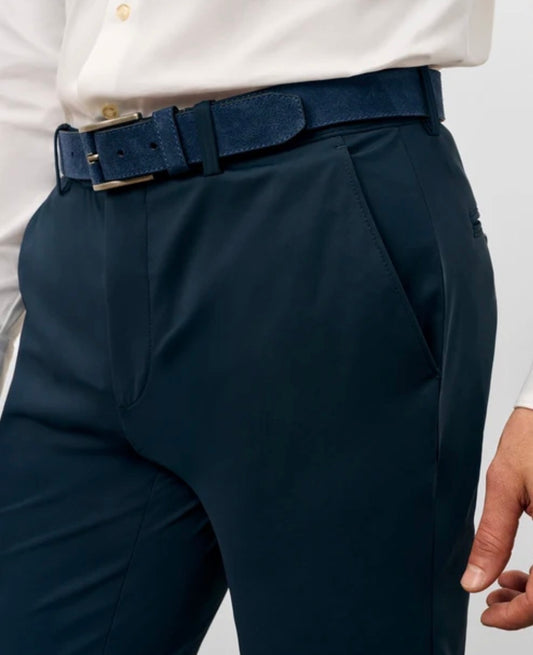 Hoffman Performance Stretch Knit Trouser - Navy