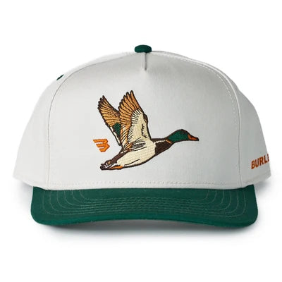 Flying Duck Hat - Cream & Green