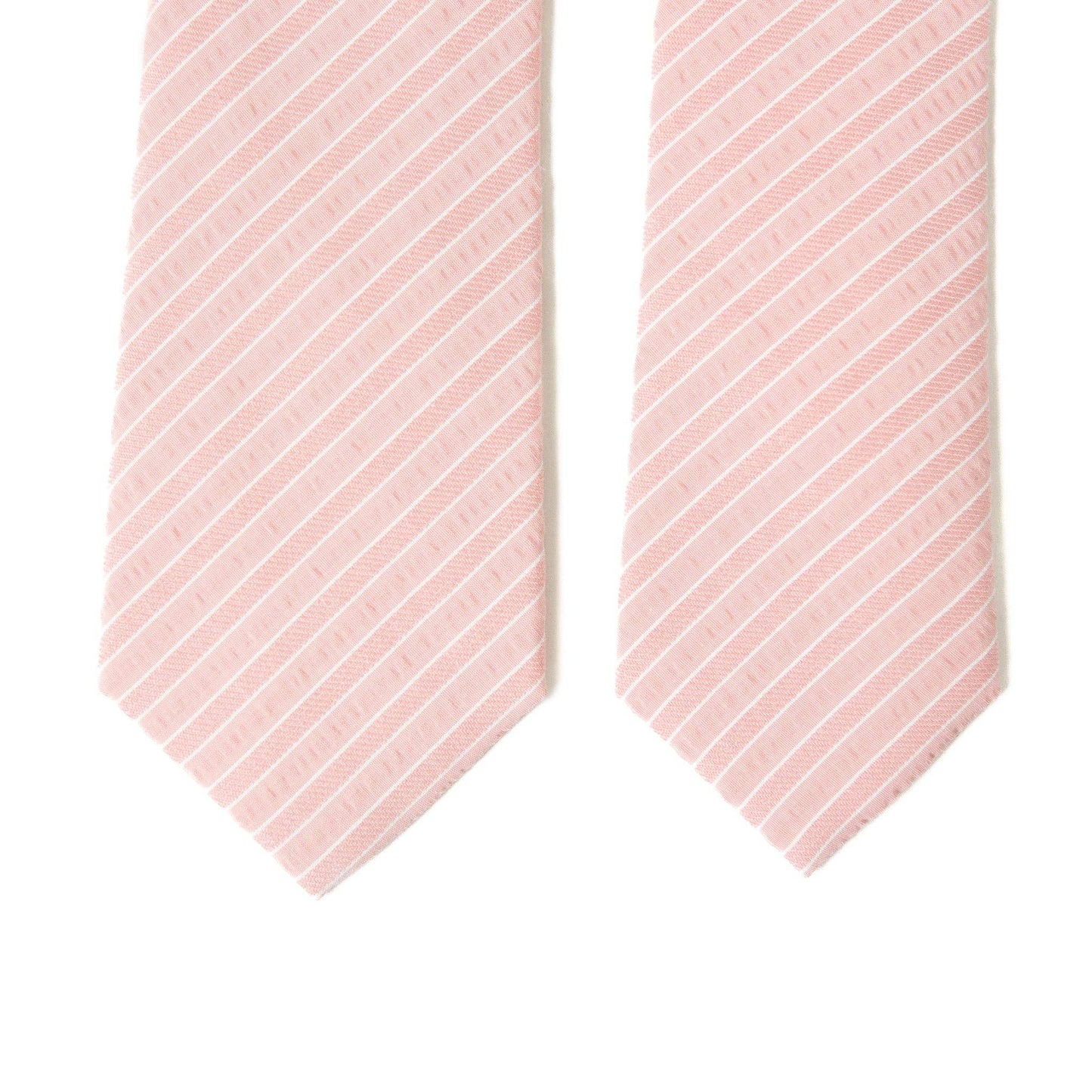 Coral Stripe Men's Tie