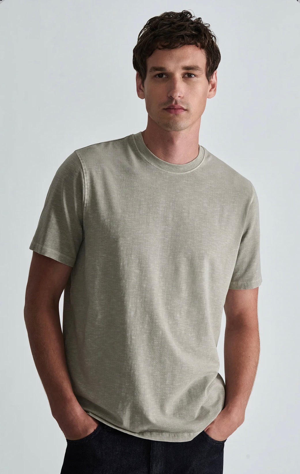 Soft Slub Crew Neck T-Shirt