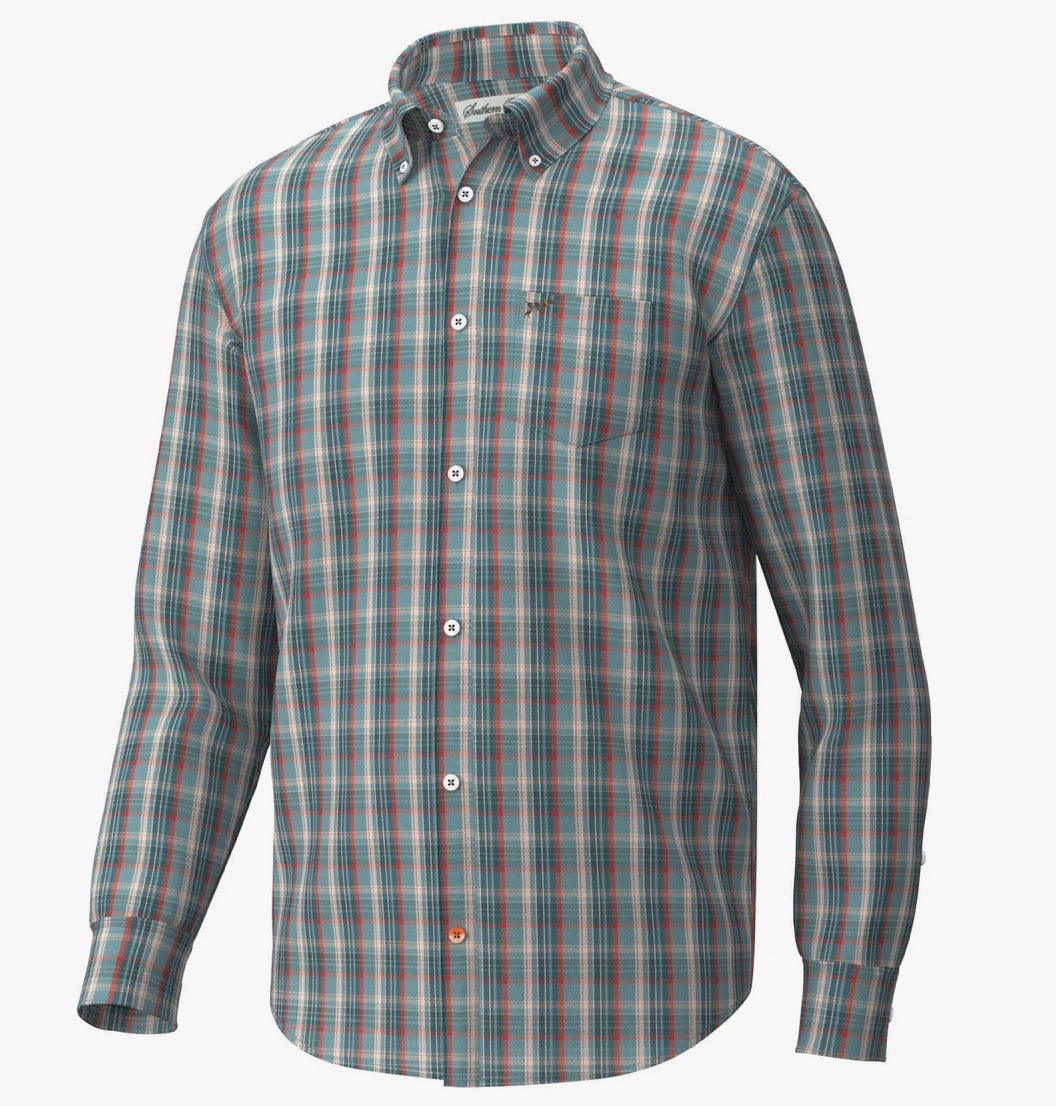 Hadley Ultra Soft Long Sleeve Button Down - Baron Plaid