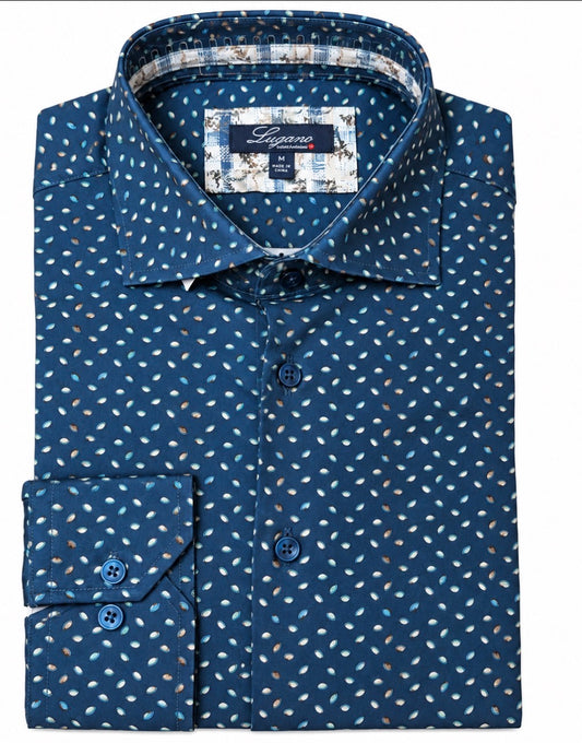 Lugano "Party Animal" Button Up