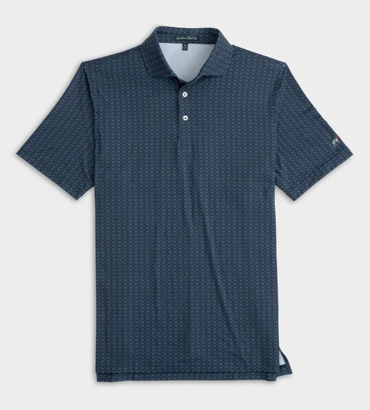Youth Heritage Polo - Navy Greyton