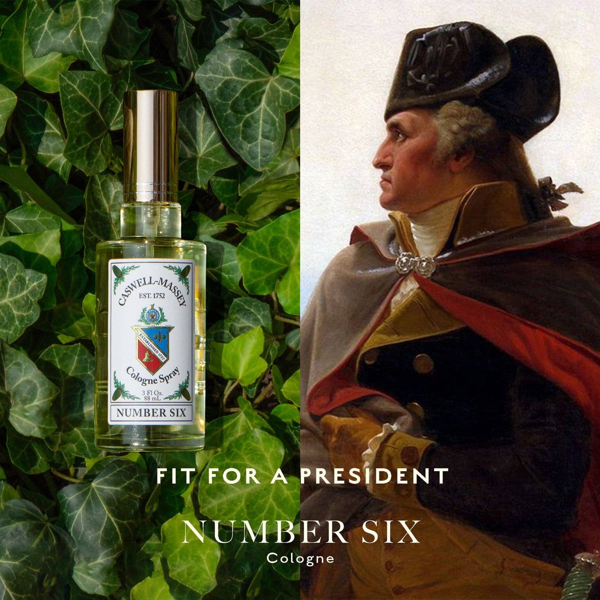 Number Six Cologne, Citrus, Clove, Lavender, 88mL