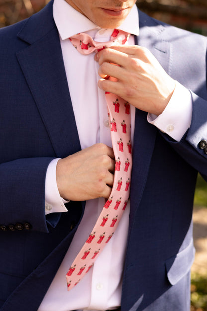 Call To The Post Bugler Horse Racing Necktie