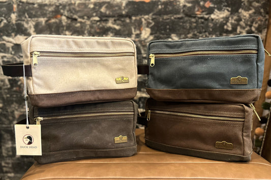 Waxed Canvas Dopp Kit