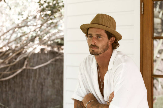 Avondale Straw Fedora Hat