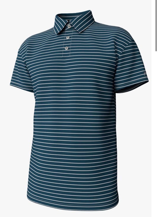 Horizon Stripe Performance Polo