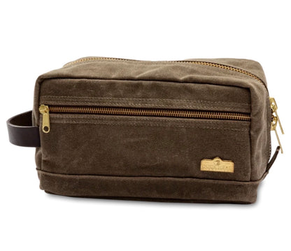 Waxed Canvas Dopp Kit