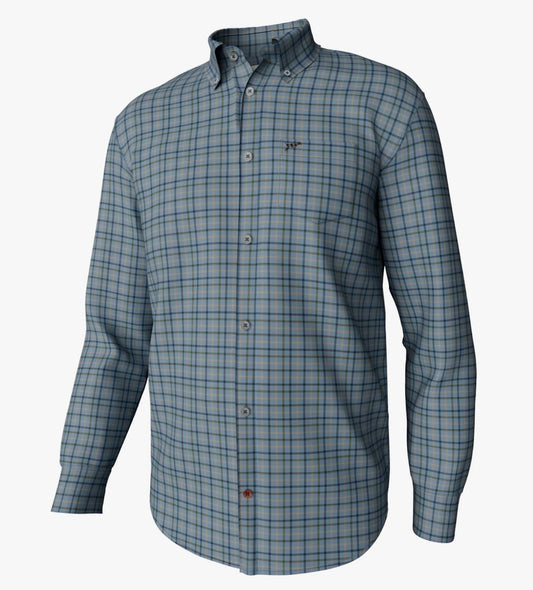 Youth Hadley Luxe Long Sleeve Burton Check - Mountain Spring