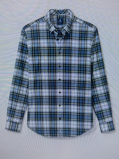 Performance Flannel Button Down Shirt - Chimney Rock Tartan