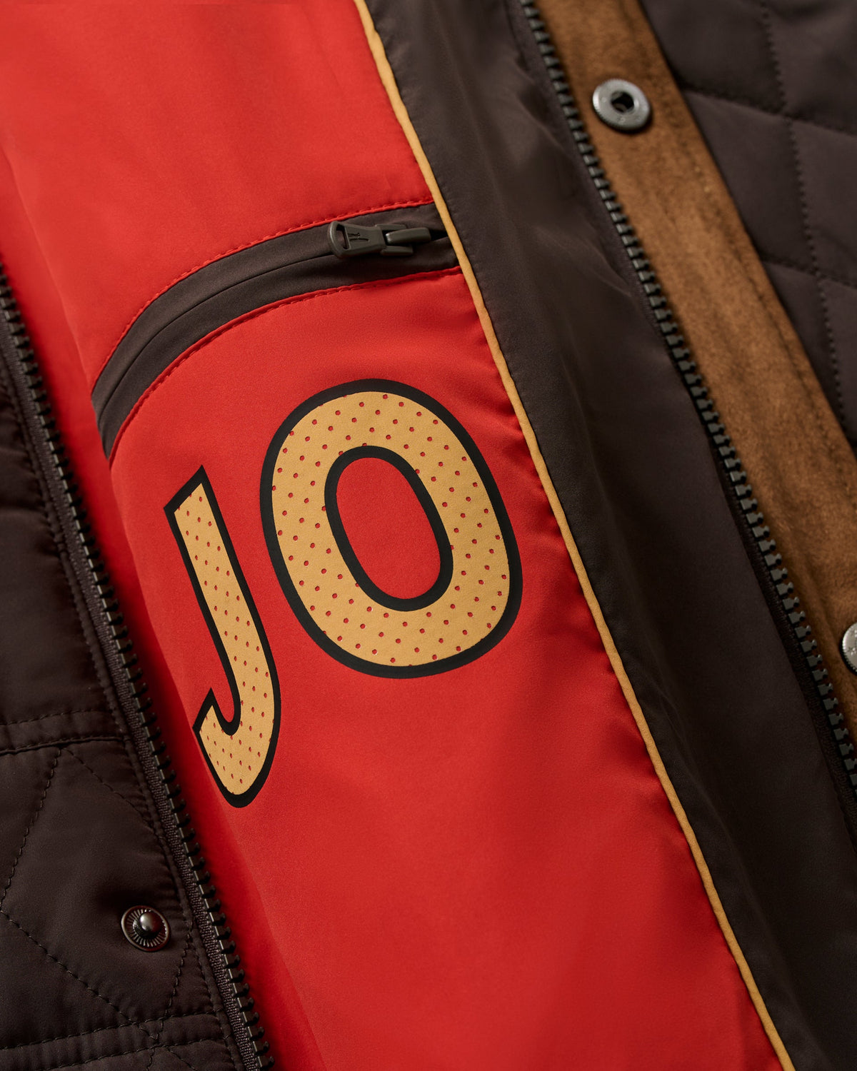 Juno Quilted Snap Jacket - Cocoa