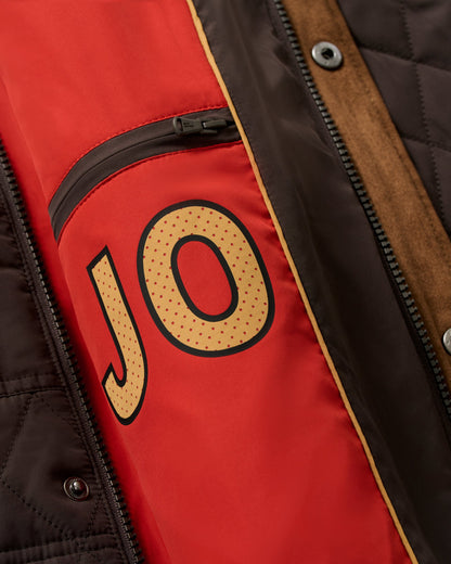 Juno Quilted Snap Jacket - Cocoa