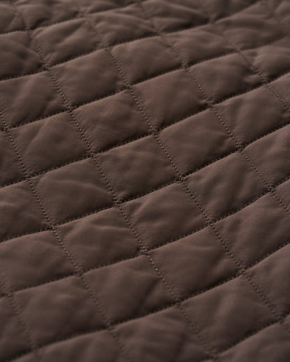 Juno Quilted Snap Jacket - Cocoa