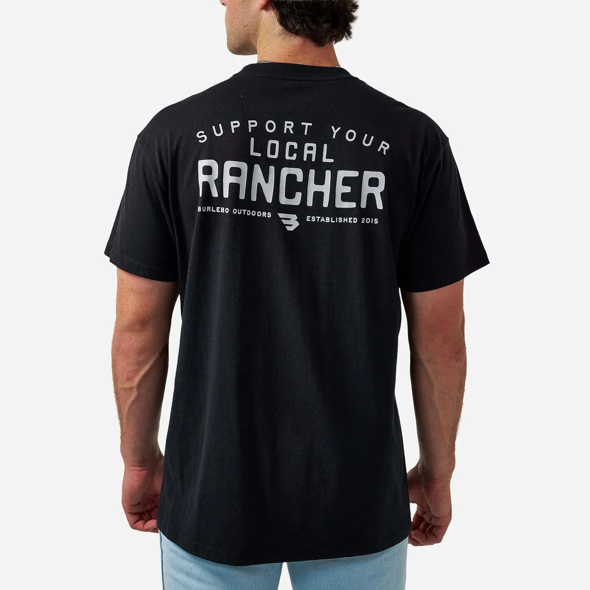 Short Sleeve Tee - Local Rancher - Black