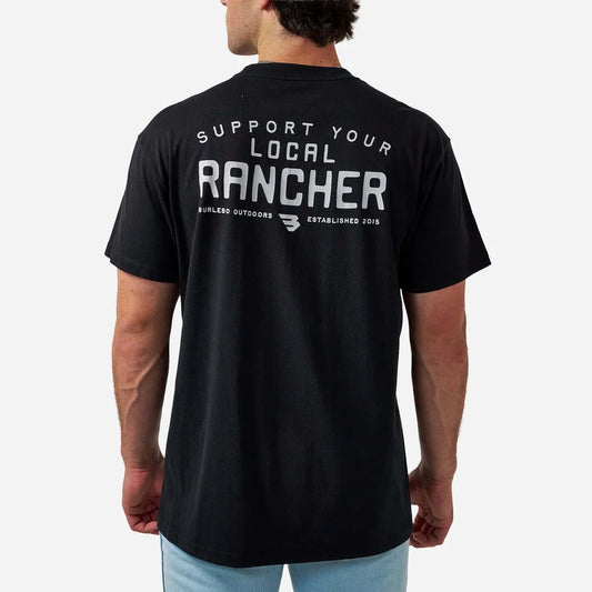 Short Sleeve Tee - Local Rancher - Black