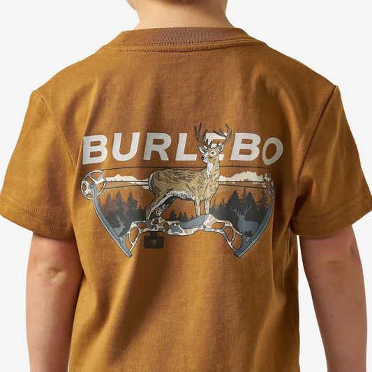 Youth Short Sleeve Tee - Bow Hunter - Light Brown