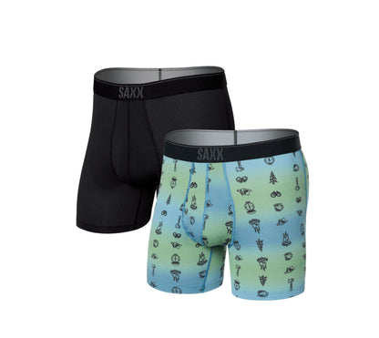 Saxx Underwear Quest Quick Dry Mesh 2 Pack CAB
