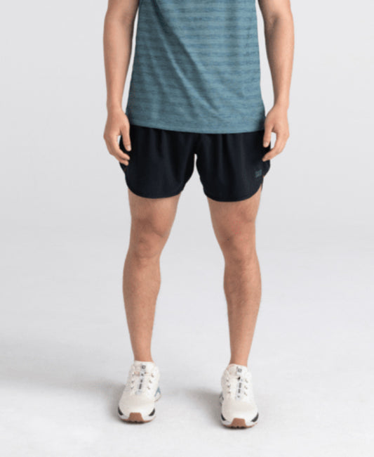 Saxx - Hightail 2N1 Run Short 5" in Black