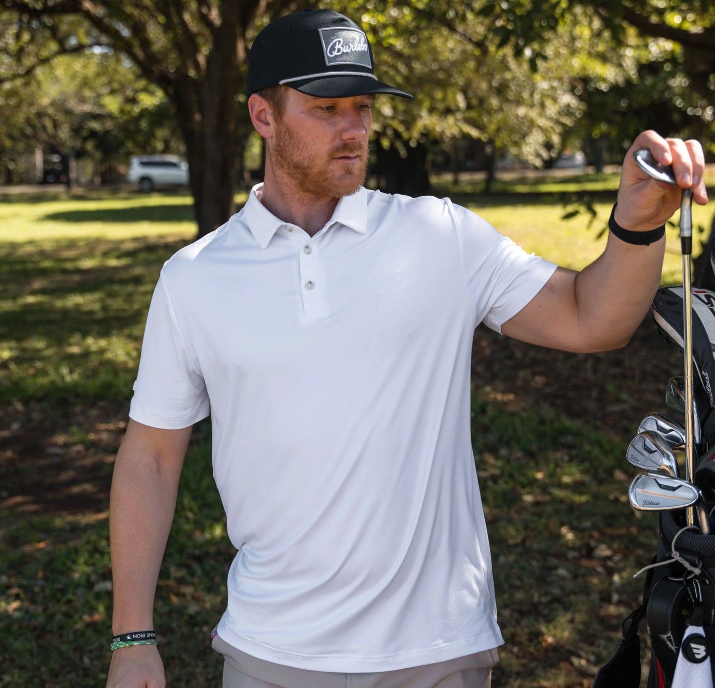 Burlebo - White Performance Polo