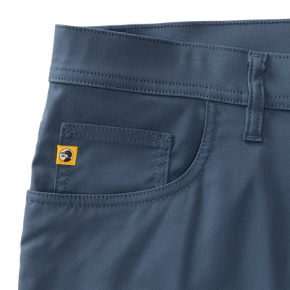 Duck Head - Long Drive Performance 5-Pocket Pant in Indigo Blue