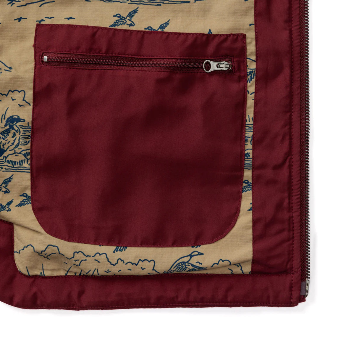 Duck Head - Freemont Performance Quilted Vest in Red
