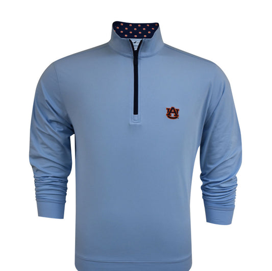 Horn Legend -Auburn Logo Collar Micro Fleece Performance Pullover